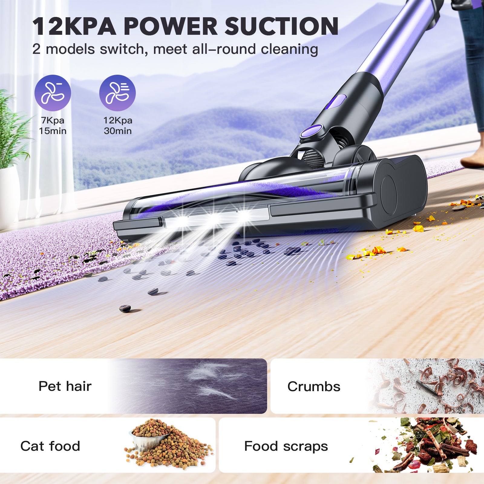 Teendow V07 Cordless Vacuum Cleaner