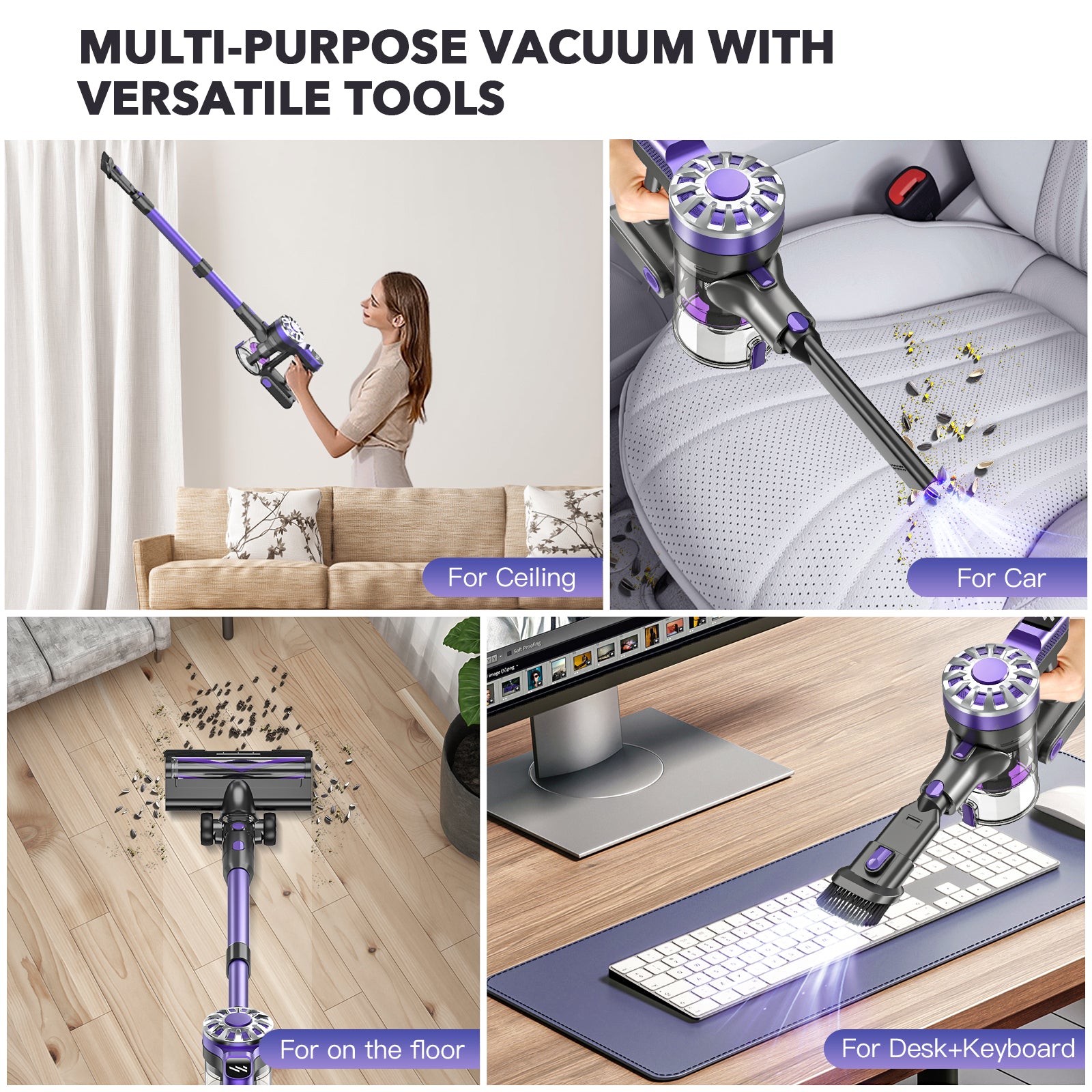 Teendow V07 Cordless Vacuum Cleaner