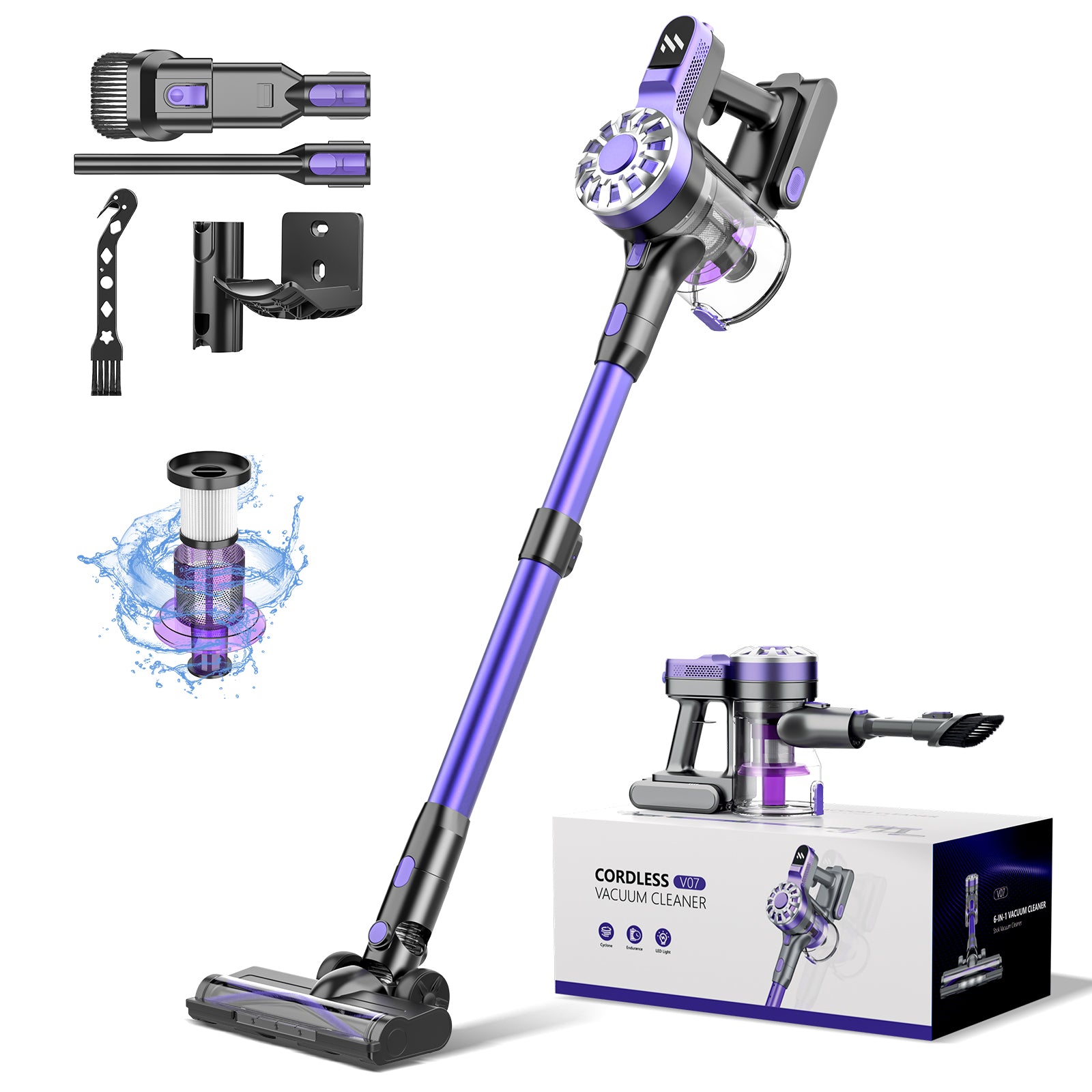 Teendow V07 Cordless Vacuum Cleaner