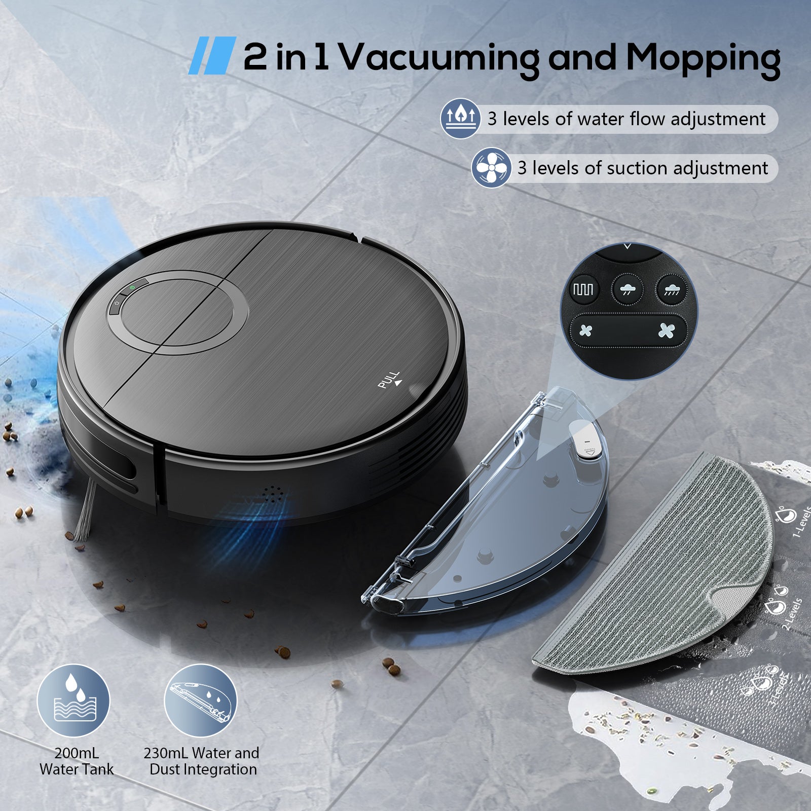 Teendow T7S 2-in-1 Mopping Robot Vacuum