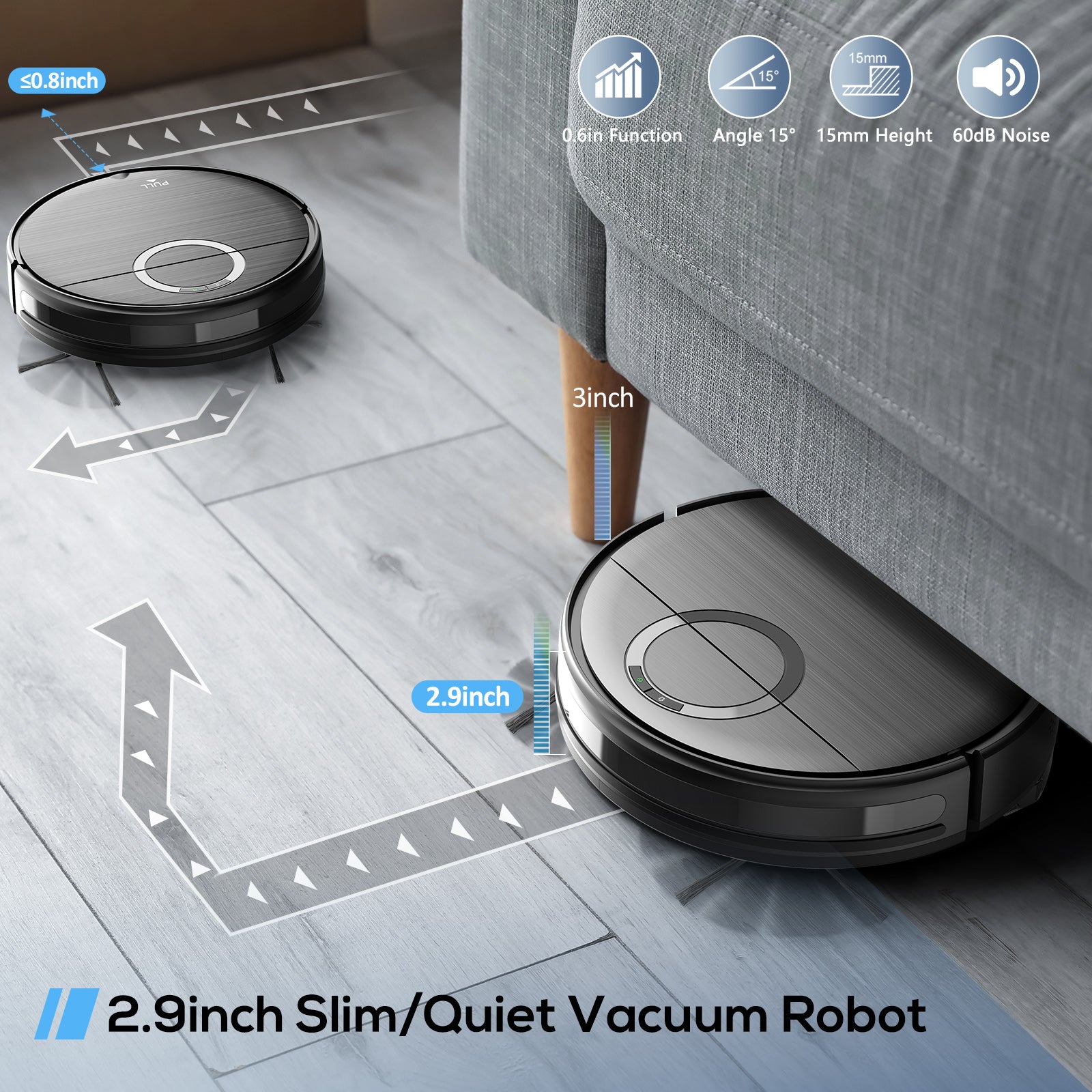 Teendow T7S 2-in-1 Mopping Robot Vacuum