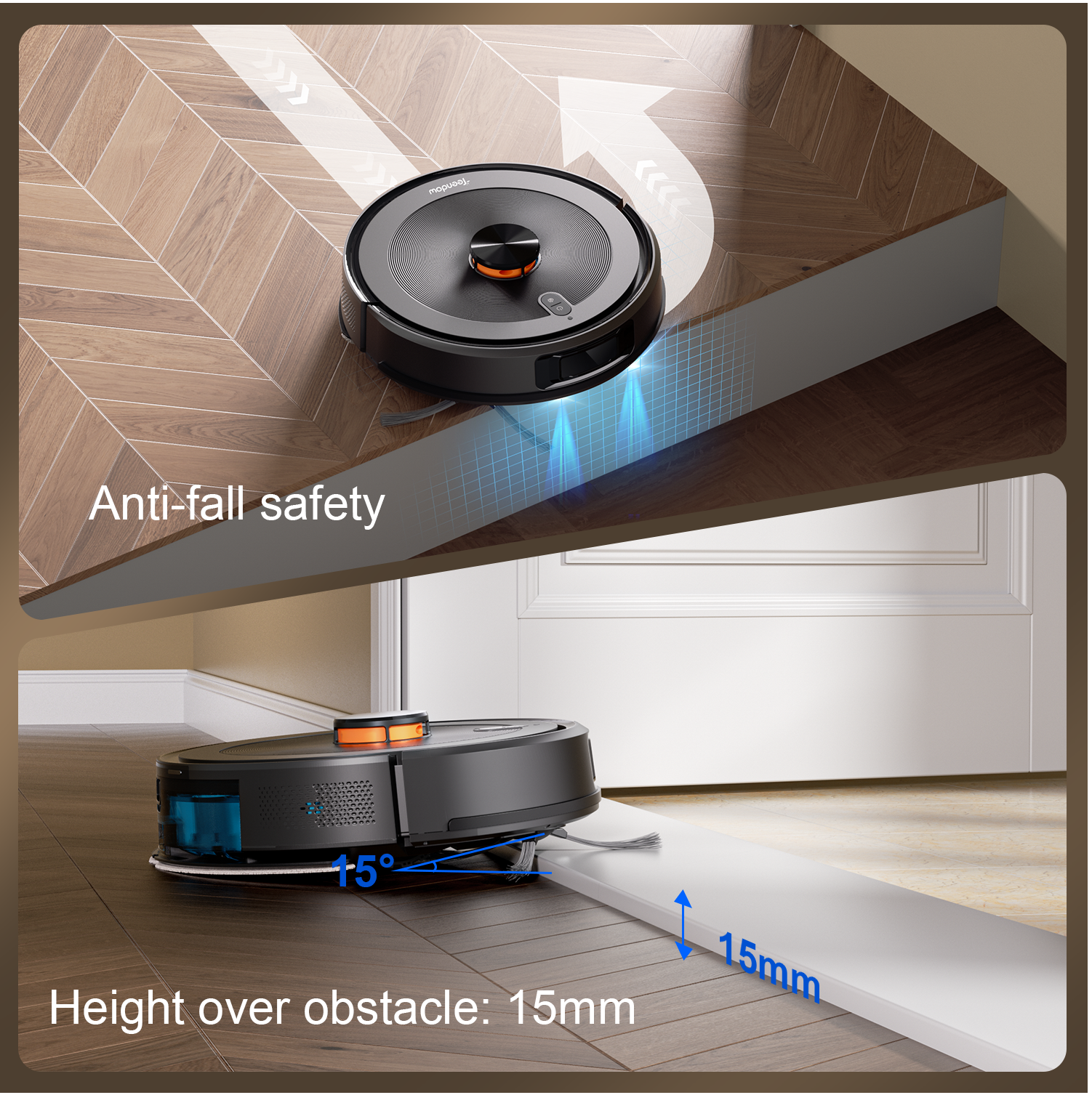 Teendow D10S MAX 2-in-1 Robot Vacuum Cleaner